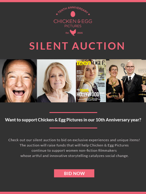 Chicken & Egg Pictures 10th Anniversary Silent Auction