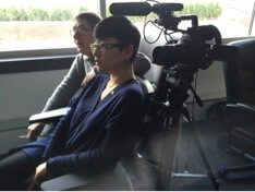 Julia Reichert and Yiqian Zhang conduct an interview.