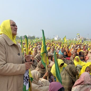 Women at farmers' protest