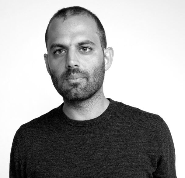 Headshot of Martin Dicicco in black and white